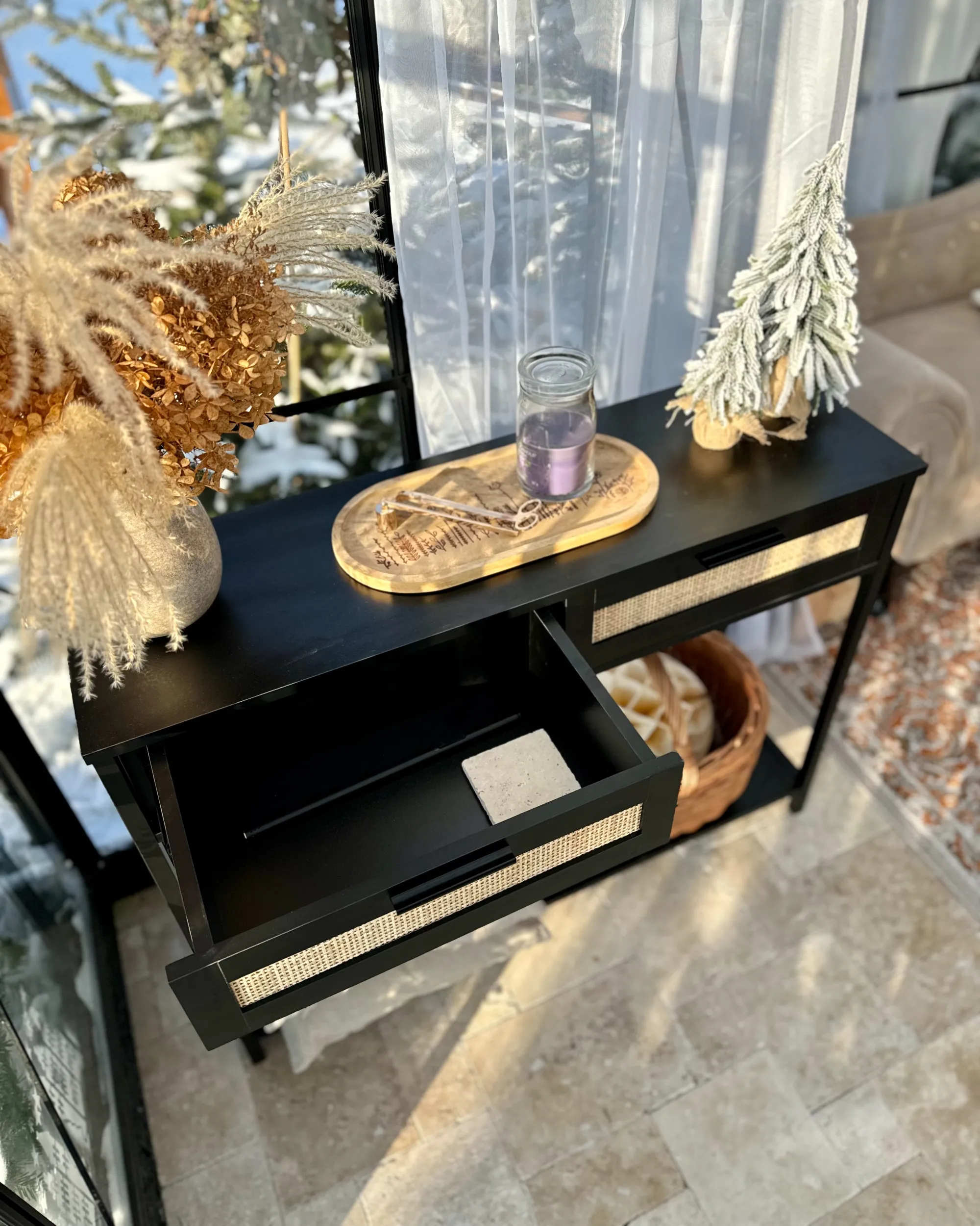 Sidetable OPOCO Zwart