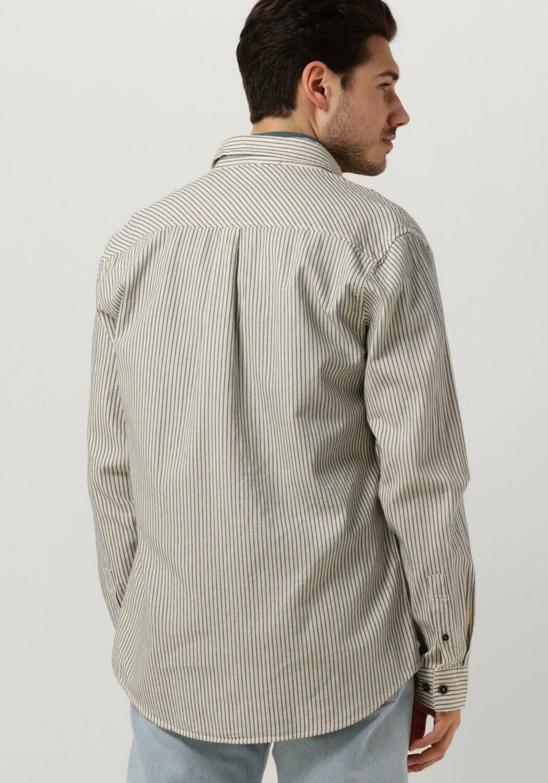 ANERKJENDT zand anerkjendt casual overhemd akkonrad l/s stripe shirt
