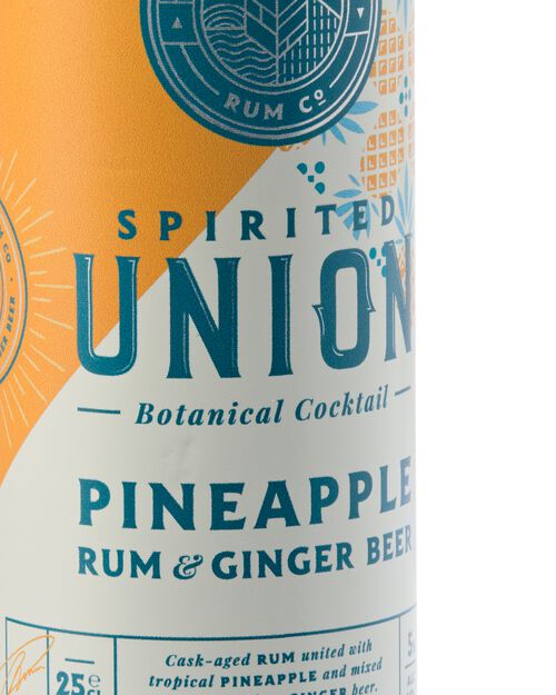 Spirited Union pineapple rum & ginger 250 ml