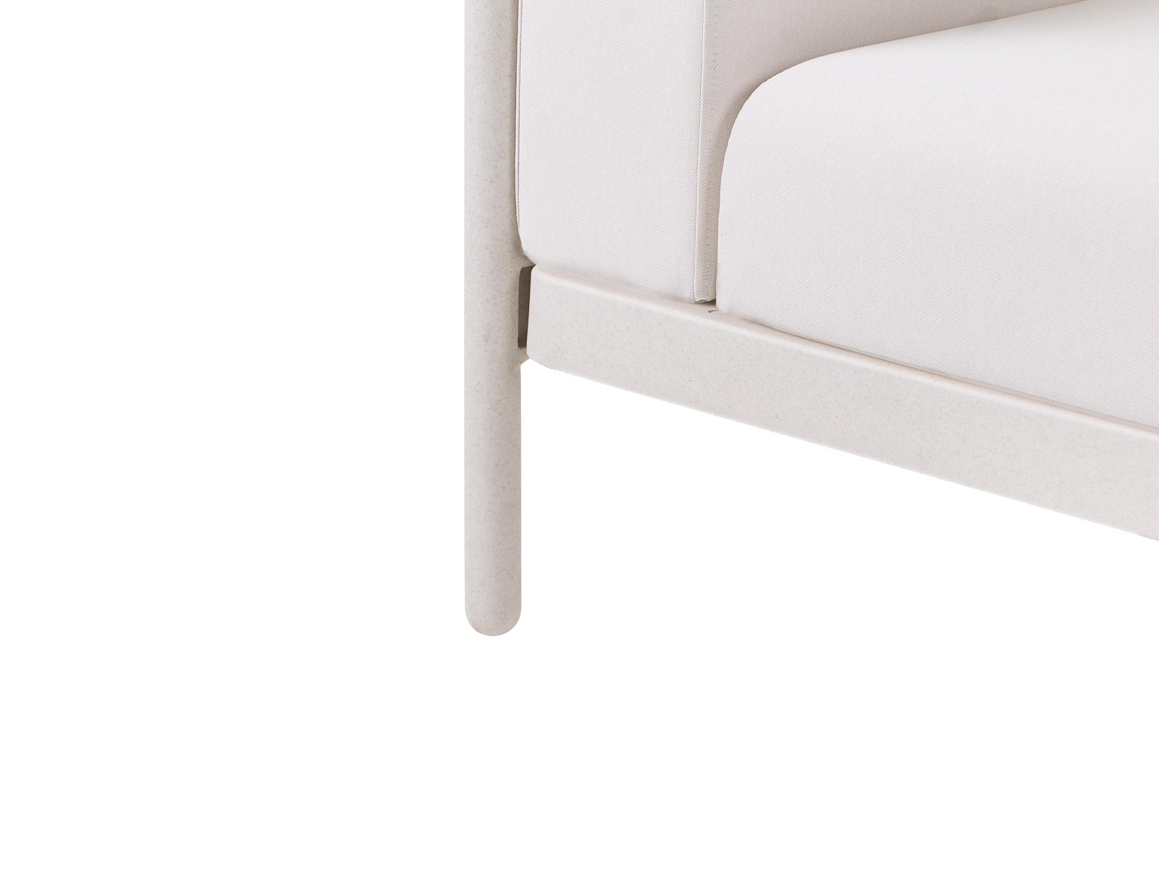 Tuin loungebank 4-zits FERRETTI Lichtbeige