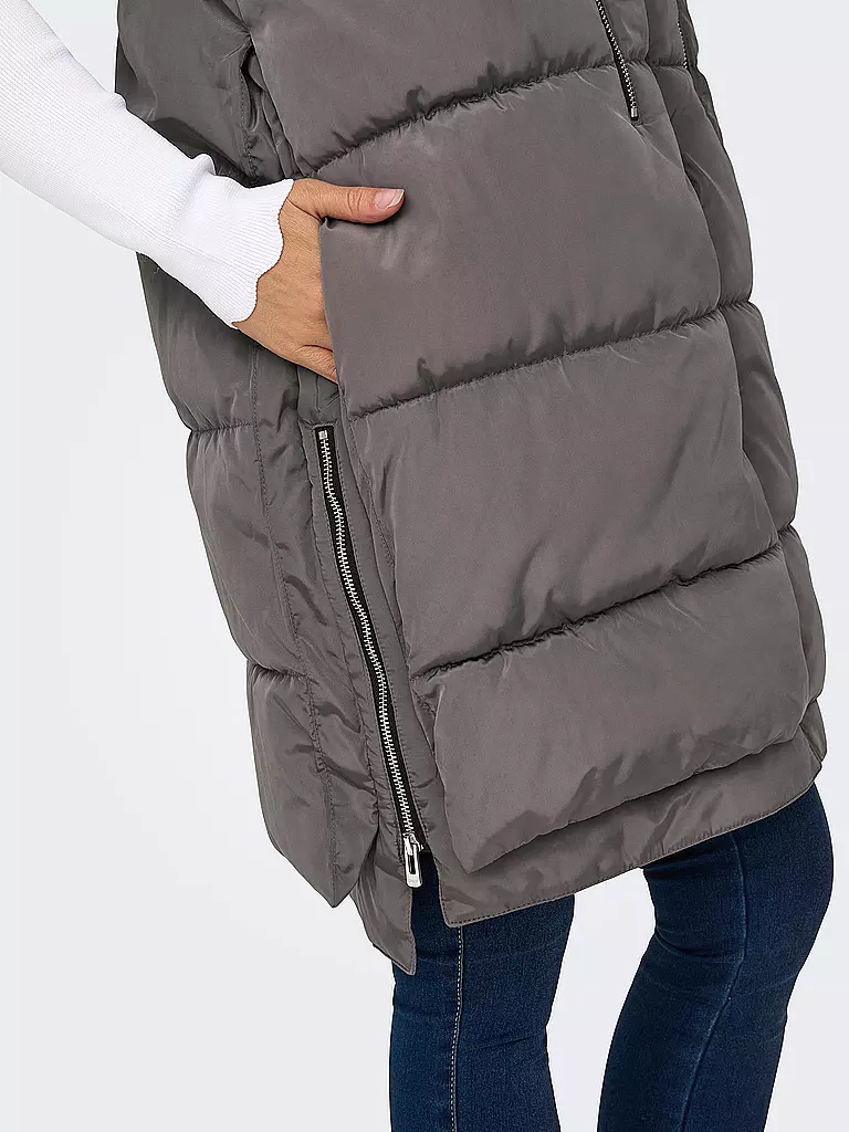ONLY Steppgilet ONLNEWNORA grau