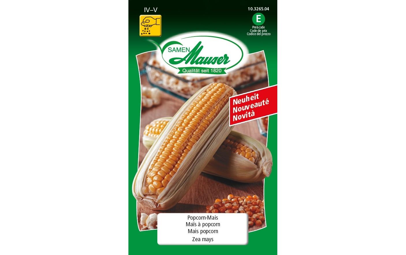 Samen Popcorn-MaisGemüsesamen