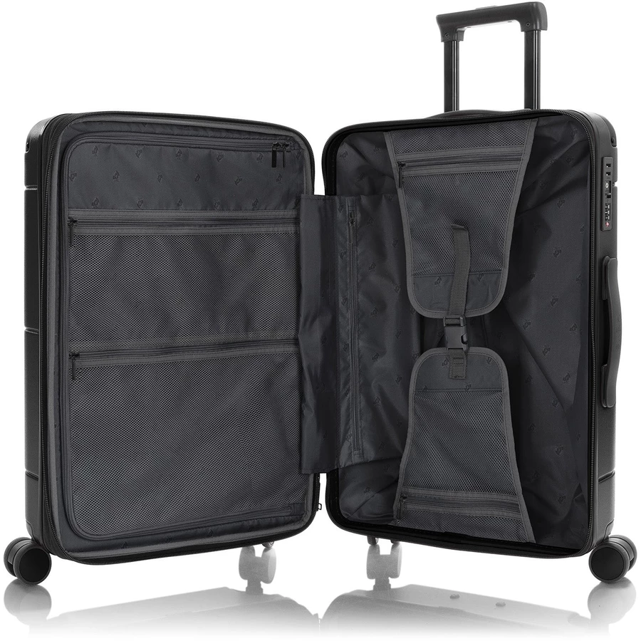 Heys Zen - 4-Rollen-Trolley M 66 cm erw. black