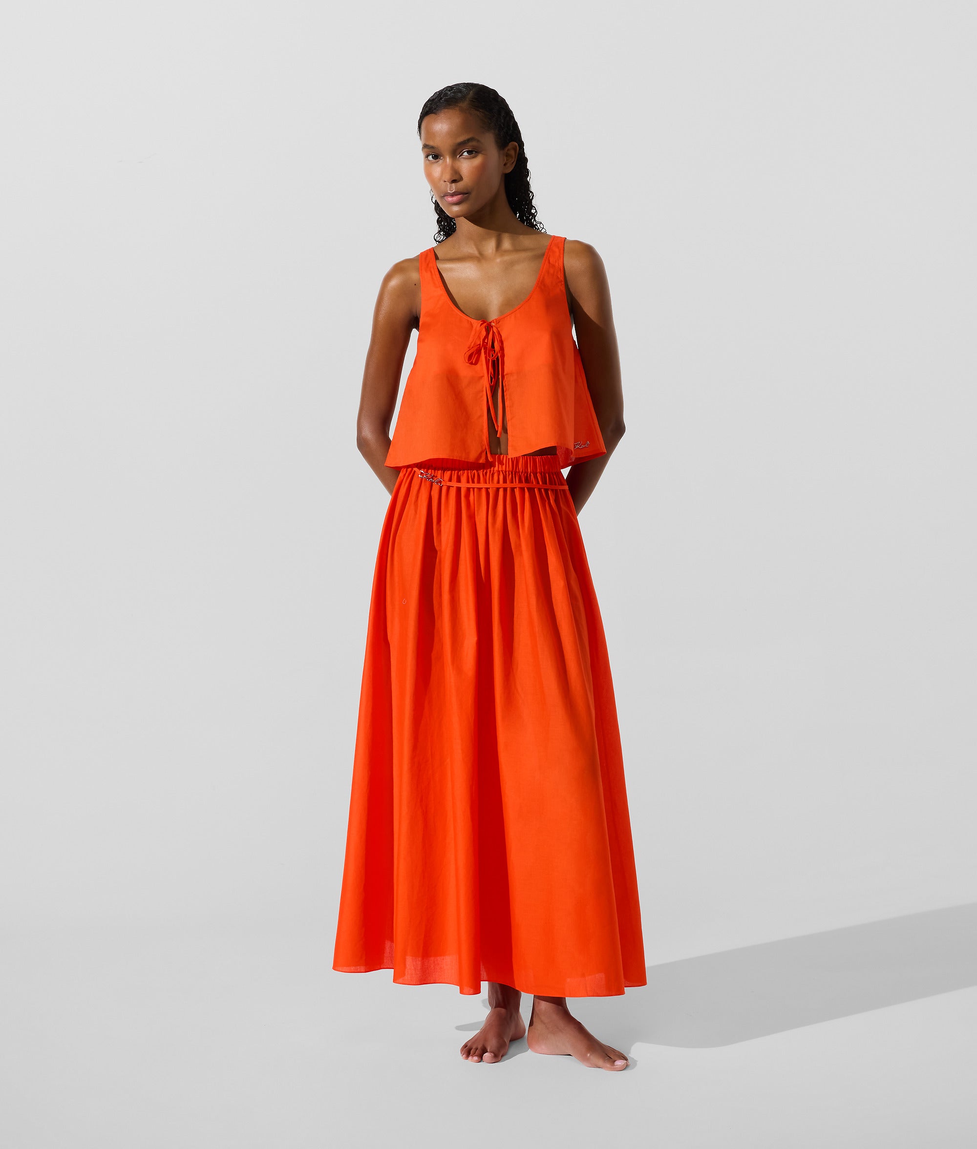 K/Signature beachwear maxi rok