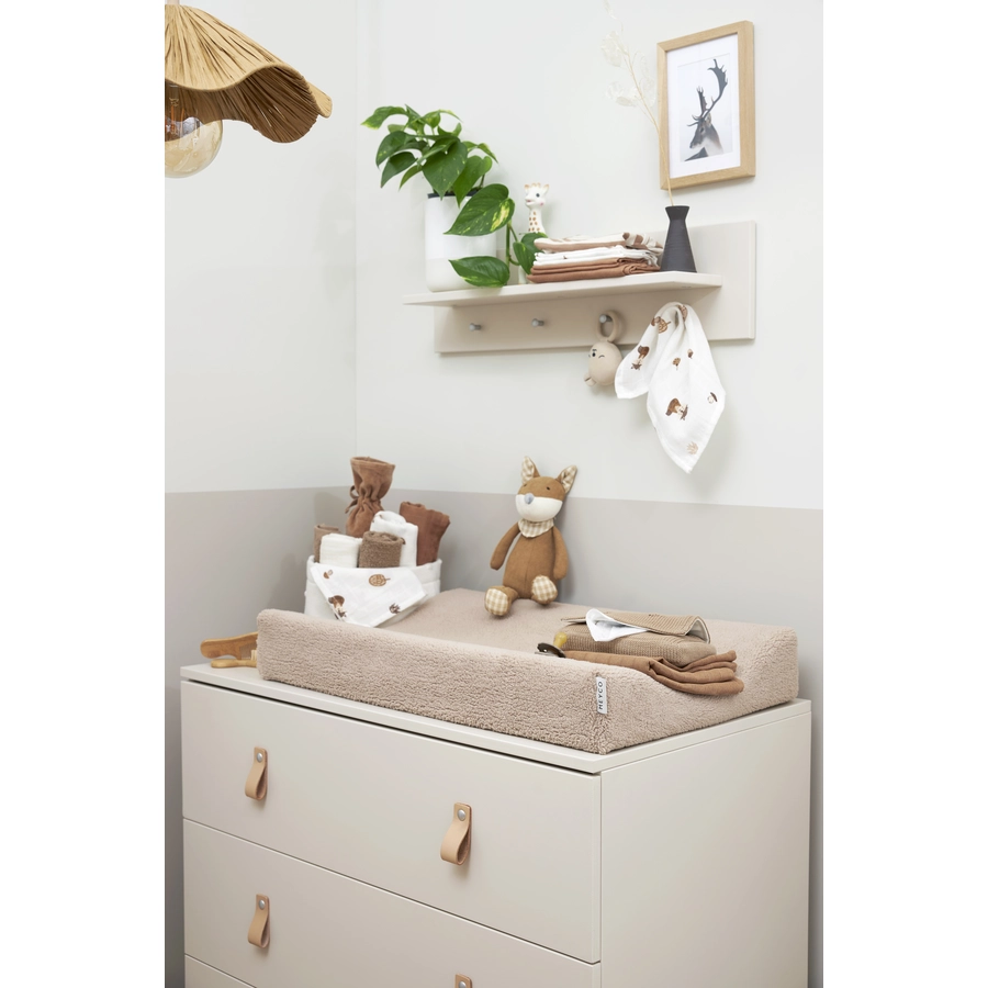 MEYCO Starterset 9er Pack Musselin Forest Animals - Toffee