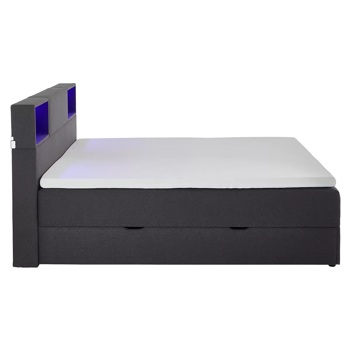 Boxspringbett Caja 180x200 Anthrazit