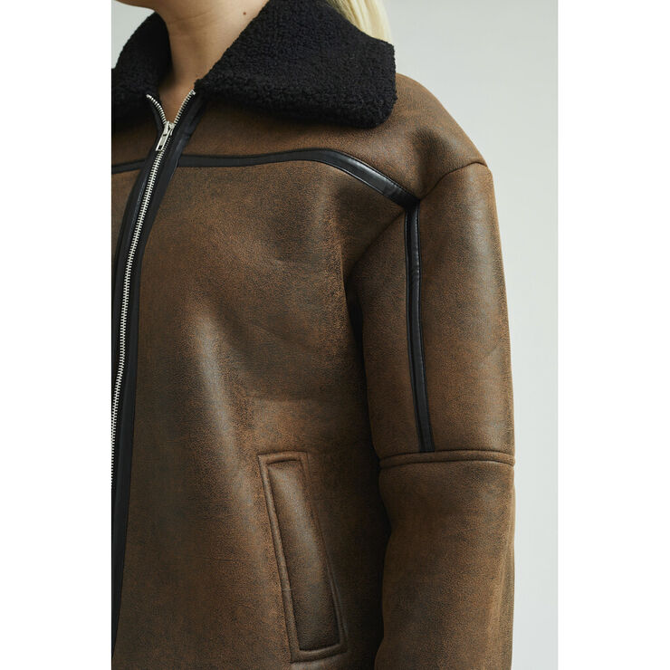 A-VIEW Alise Coat Brown