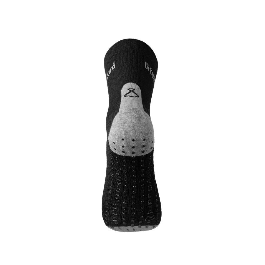 Liiteguard Chaussettes de Football Merino PRO-TECH - Noir/Gris