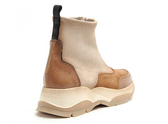 Hispanitas boots bottine plates femme hi222202 beige