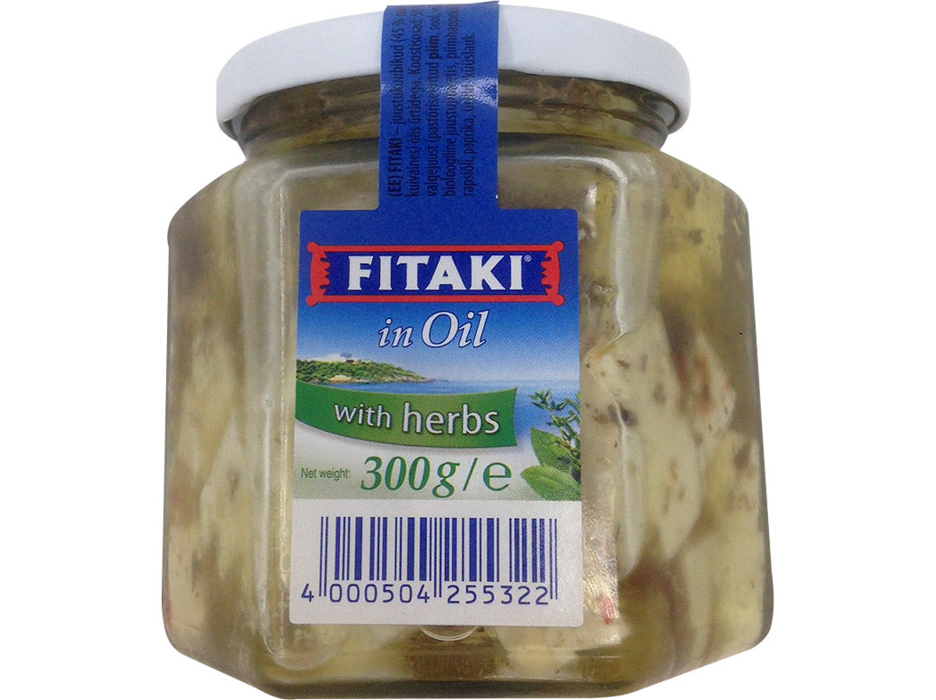 QUEIJO EM ÓLEO COM ERVAS FRESCAS FITAKI 300G