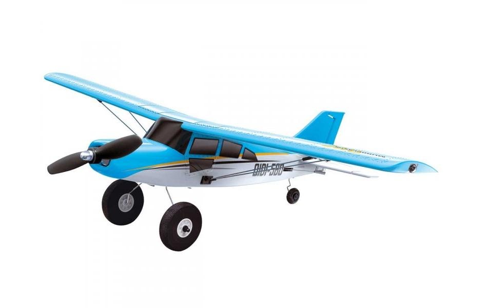 Trainer Piper Sport Cub 510 mm 4-Kanal, Blau, RTFKleines 4-Kanal RC Flugzeug mit Gyro