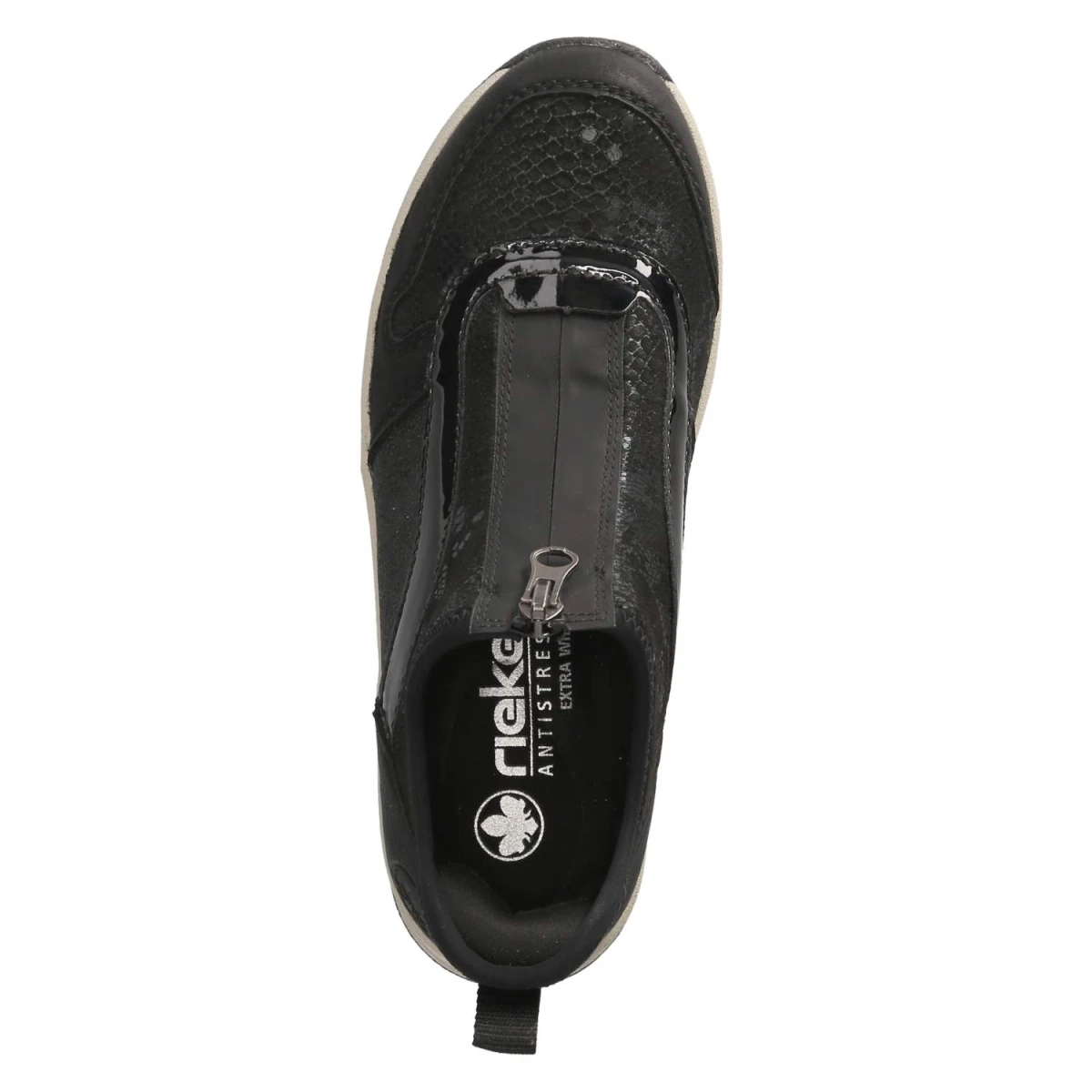 RiekerSlip On Sneaker - schwarz