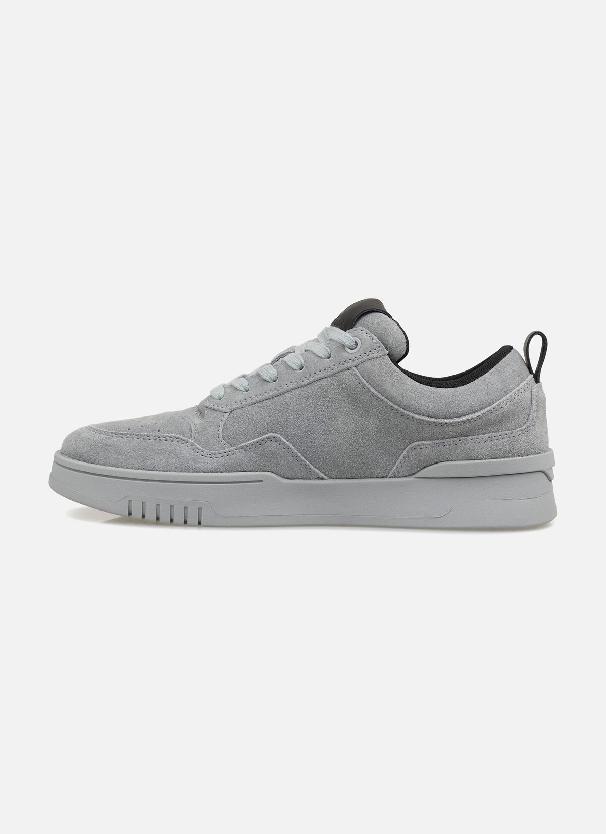 Off The Pitch Fullstop Suede Sneakers Heren Grijs