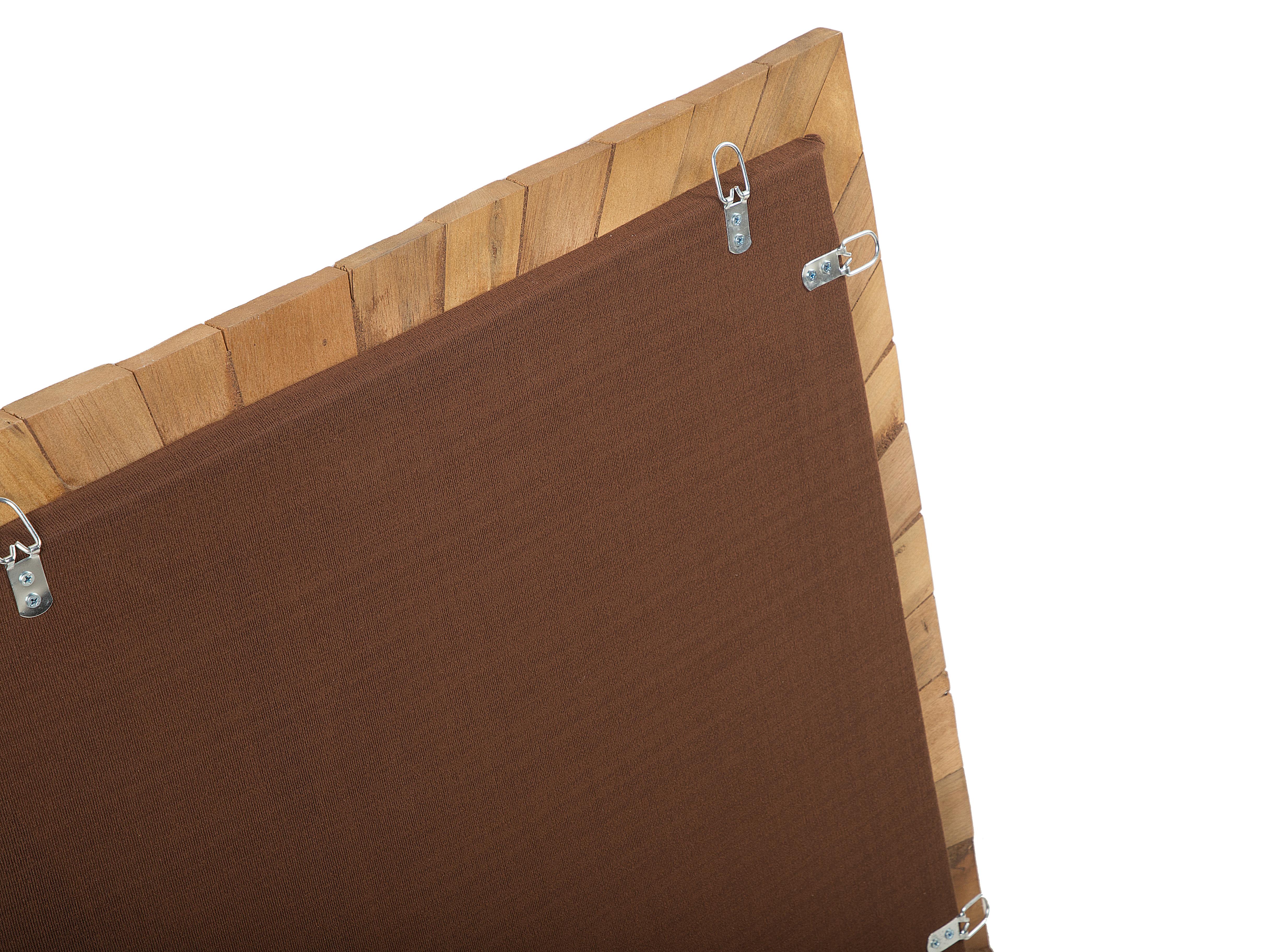 Wanddecoratie CANCUN Teakhout 70 cm Bruin