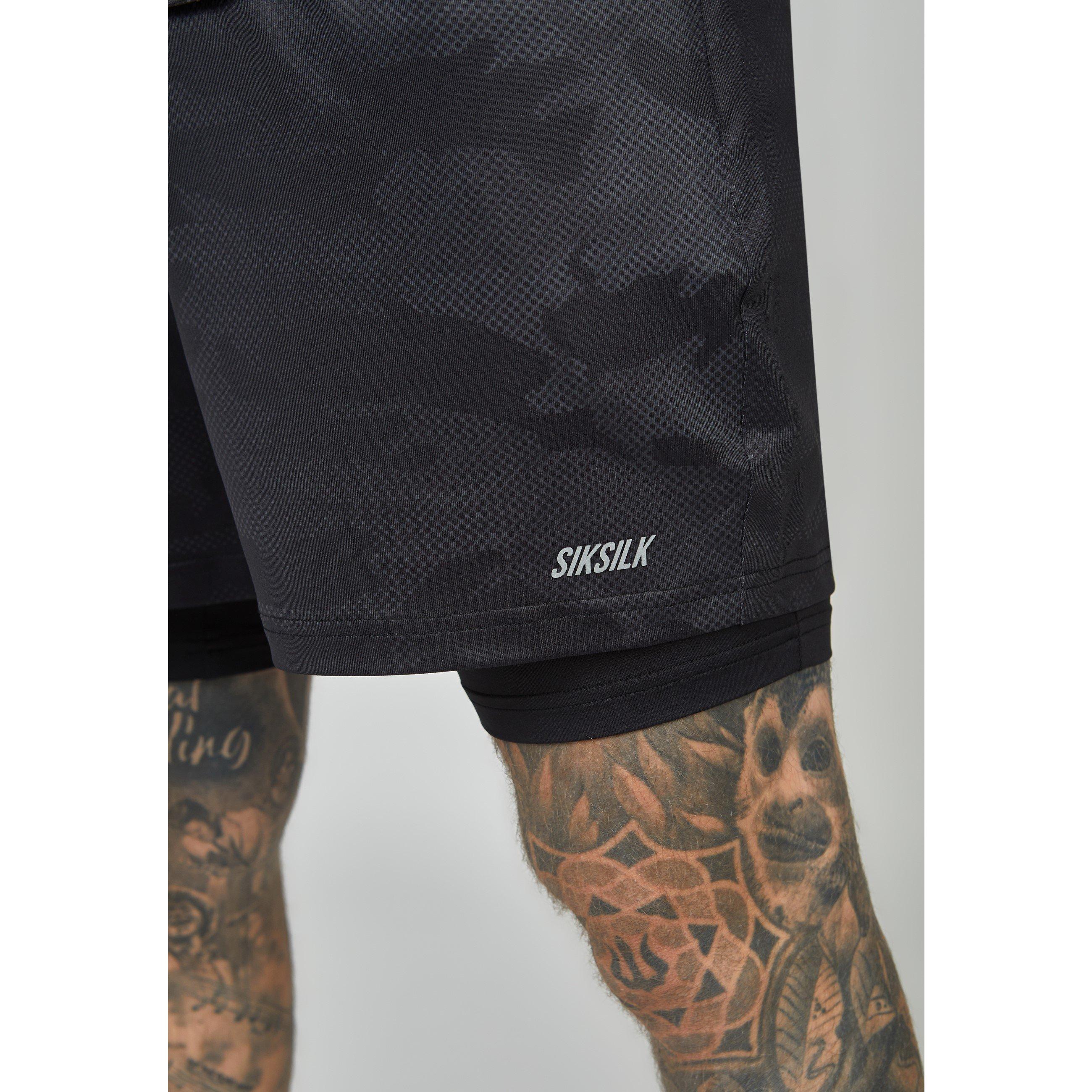 SikSilk Dual Shorts Sn99