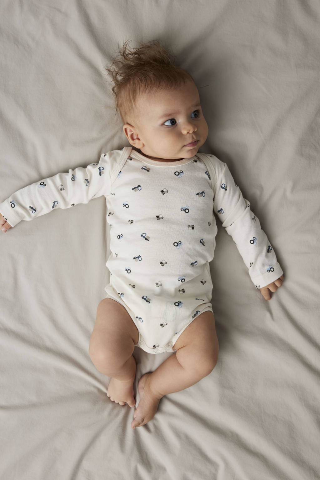 NAME IT romper NBMNIGHTSUIT - set van 2 blauw/ecru