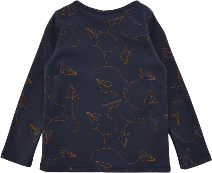 Soft Gallery SGBaby Bella Paper Plane Ls Tee NOOS Night sky