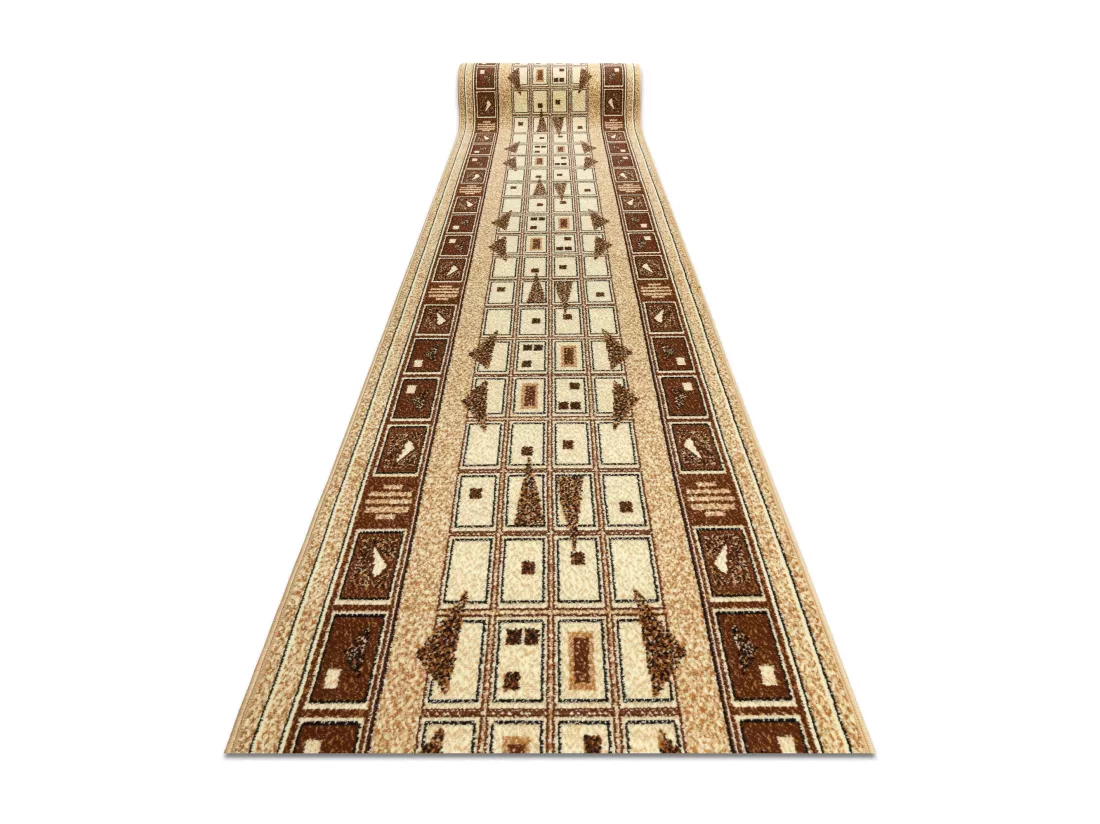 TAPIS DE COULOIR BCF JETTA DZETA beige 150x850 cm