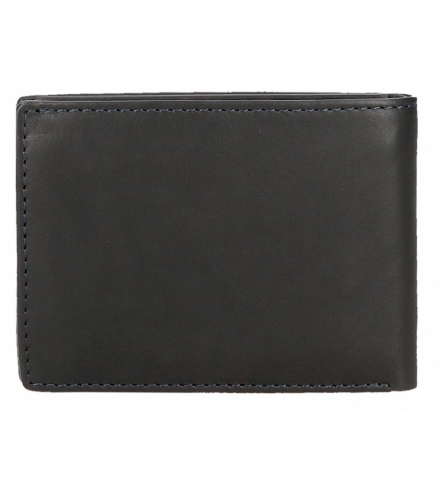 Carteira de couro marrom com emblema da Pepe Jeans - 11x8x1cm -