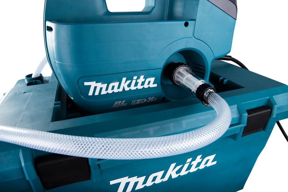 Makita DHW080ZK Akku-Hochdruckreiniger 2x18V (ohne Akku, ohne Ladegerät) inkl. Wasser- und Transportbox