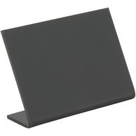 Ardoise de table L-SHAPE, A8, noir