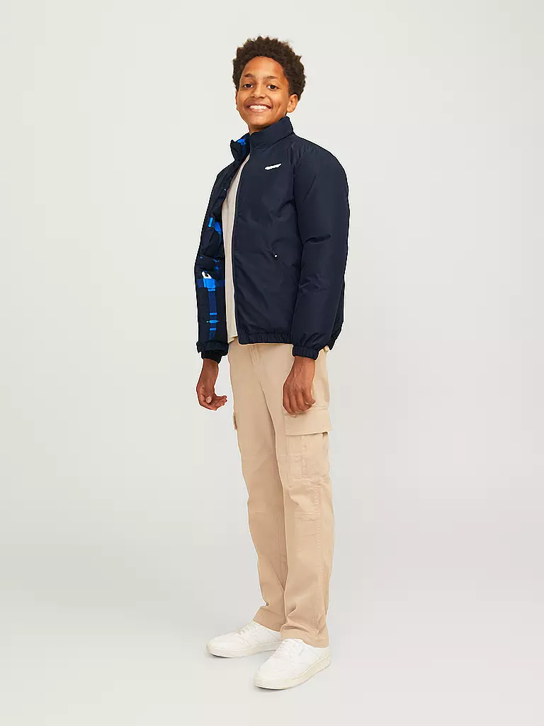 JACK & JONES Jungen Steppjacke JORNGIA dunkelblau