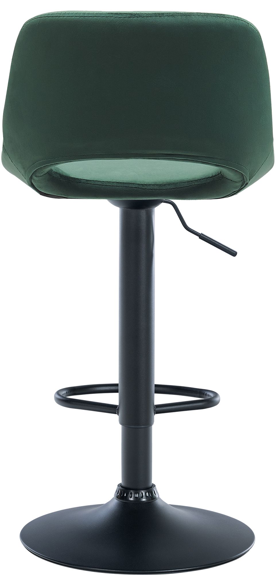 CLP 2er Set Barhocker Camden I Samt-Bezug