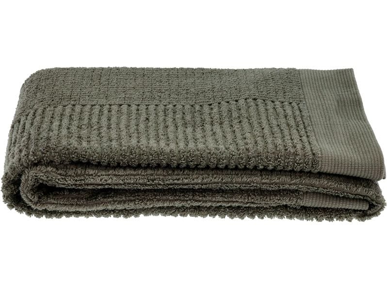 Zone Denmark Duschtuch Classic 70 x 140 cm, Olive Green Duschtuch aus 100% Baumwolle
