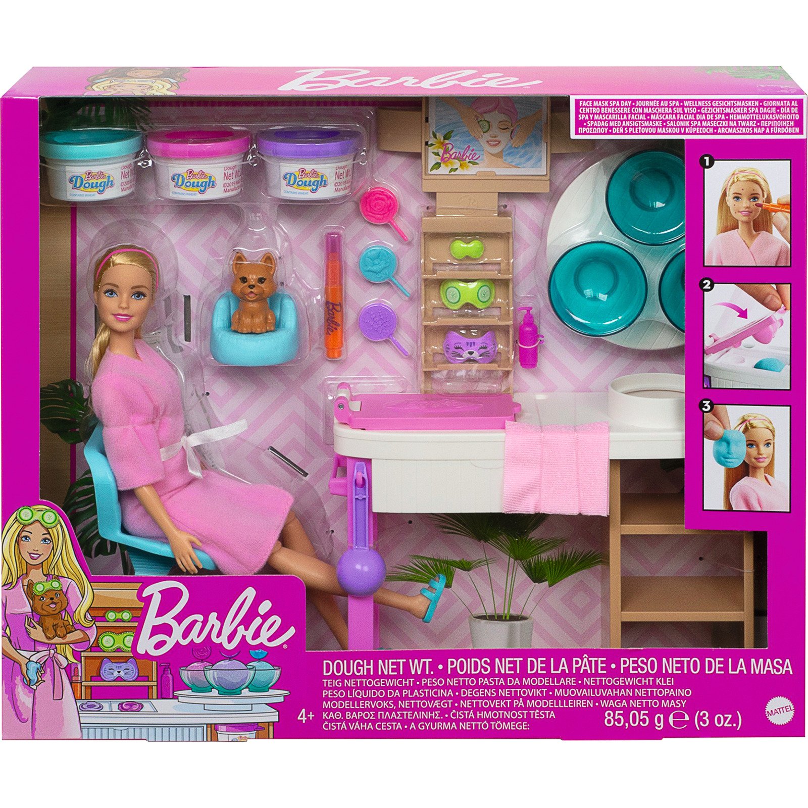 Barbie Wellness Spielset mit Puppe
