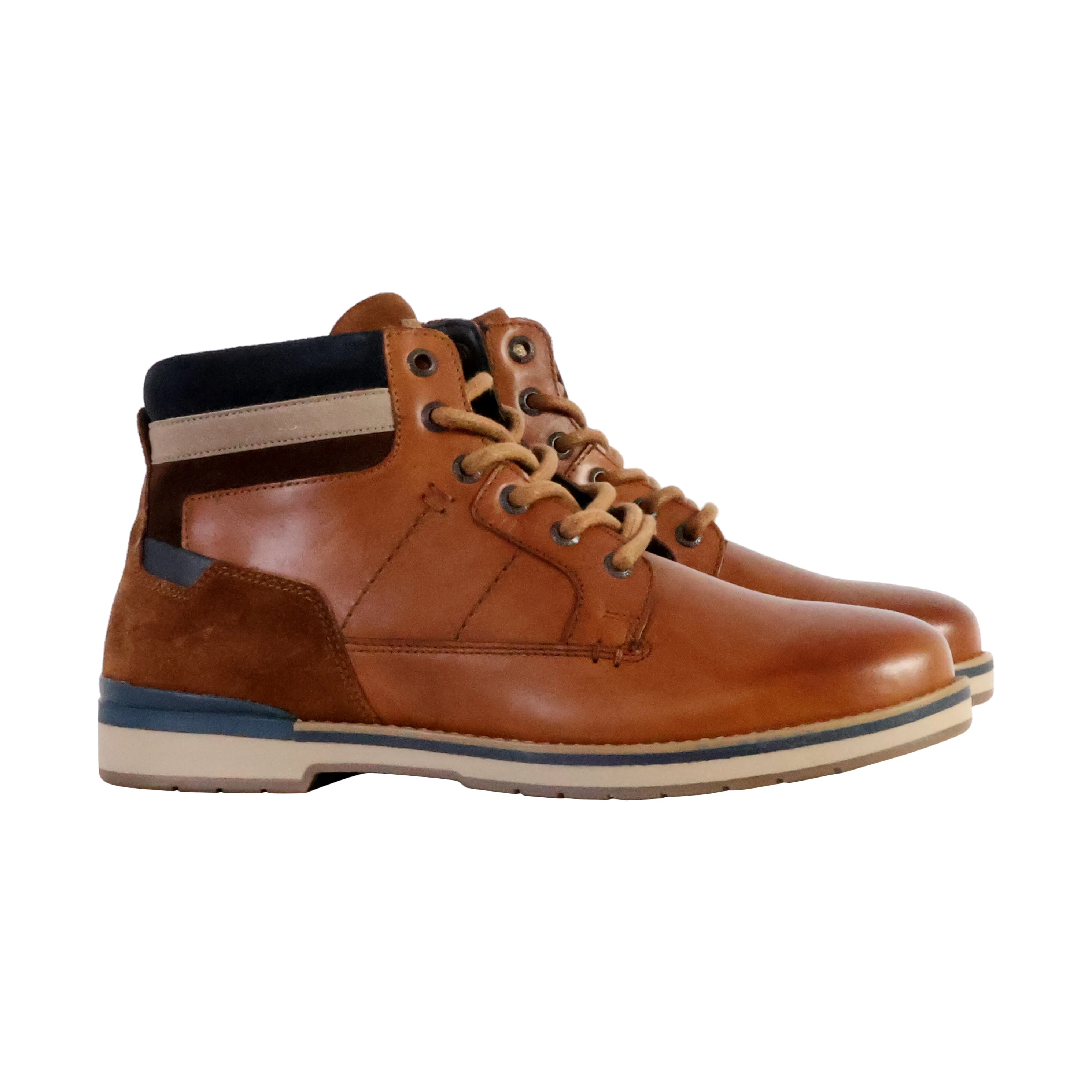 Basket montante cuirodres | Marron