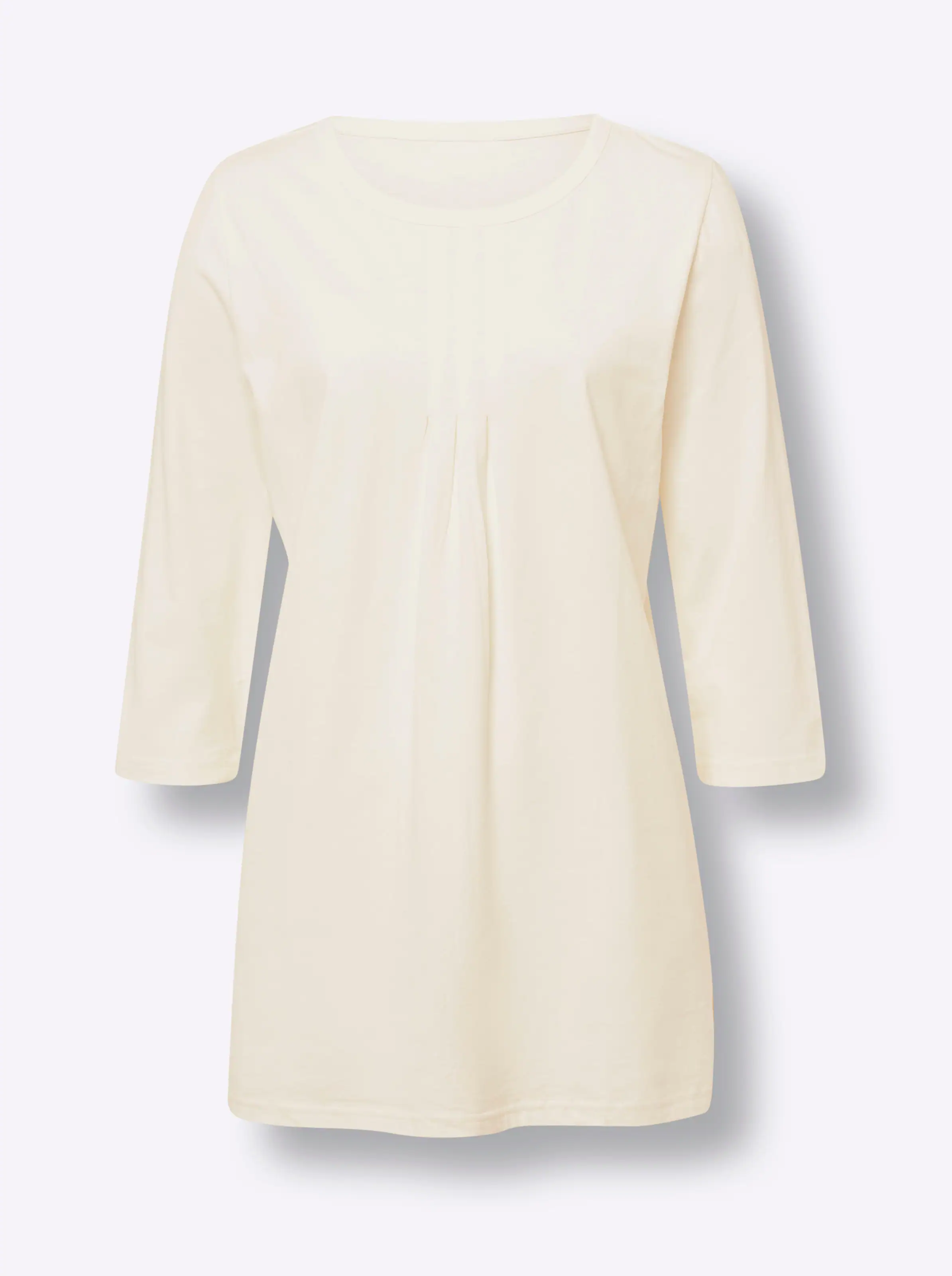 Longshirt in champagner