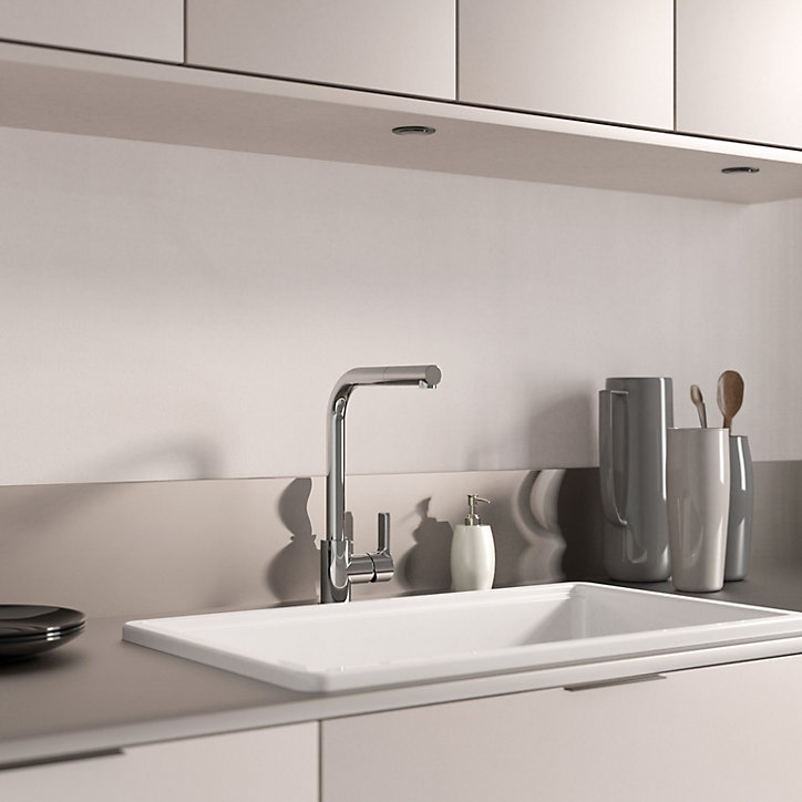 Mitigeur de cuisine chromé avec douchette Kramer Groupe Nook