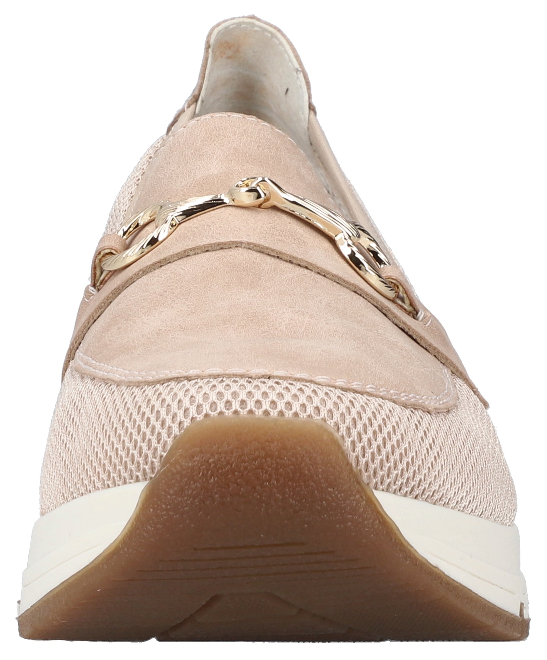 Rieker Slip-On Sneaker »Slipper vegan«  Slipper, Freizeitschuh mit eleganter Zierspange