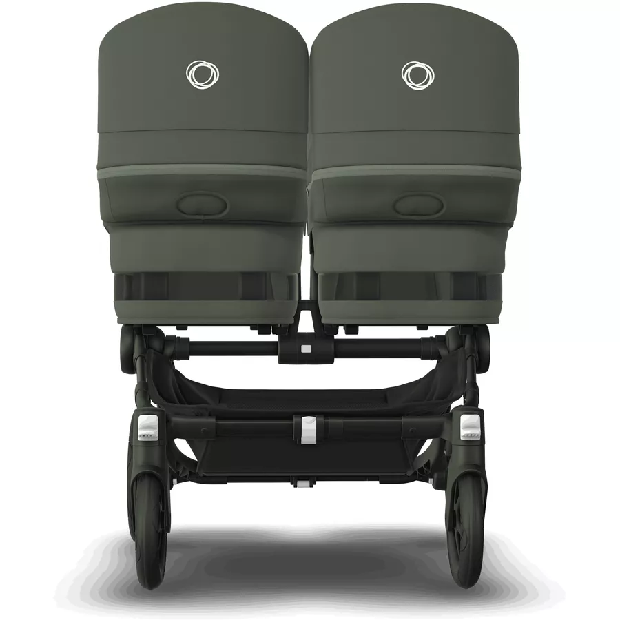bugaboo Zwillingswagen Donkey 5 Twin Complete BlackForest Green