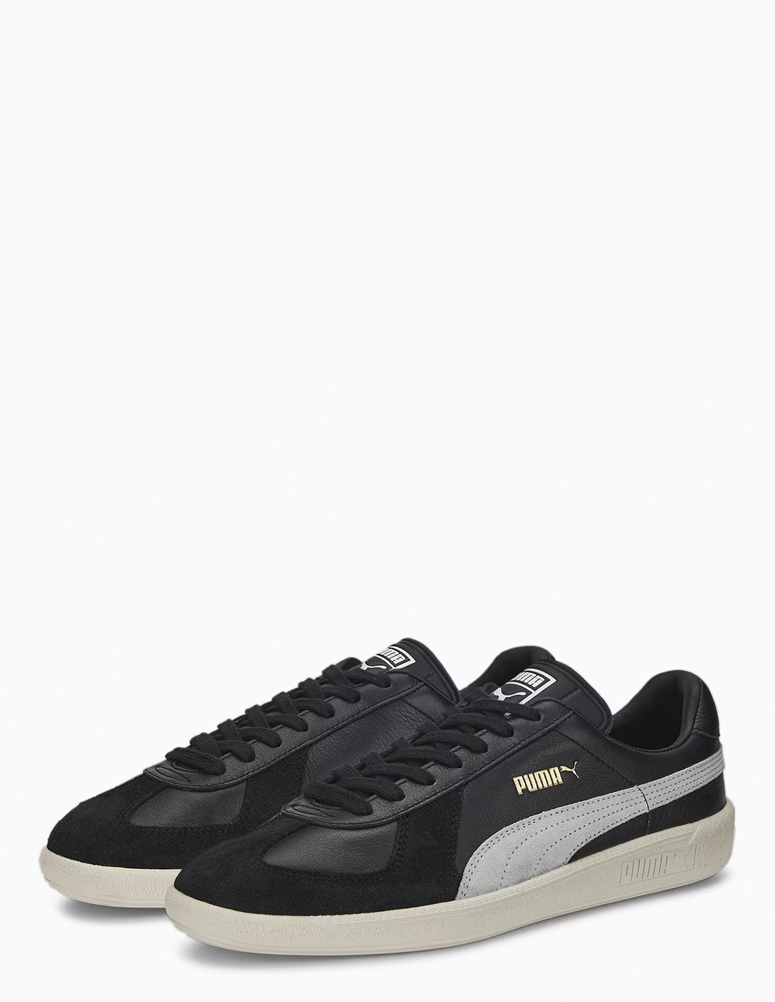 puma Sneakers Mixte Army Trainer Noir/Gris Cuir