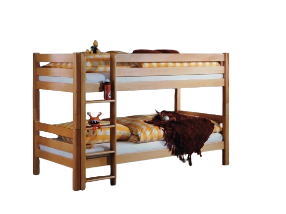 Etagenbett 90 x 200 cm braun