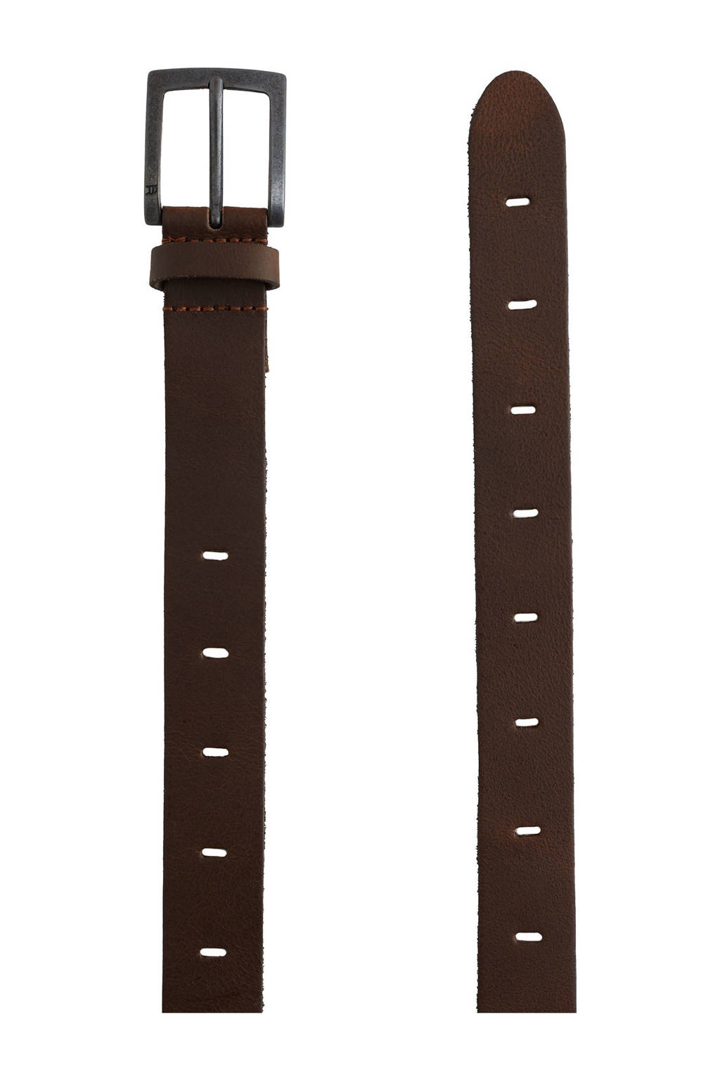 WE Fashion leren riem bruin
