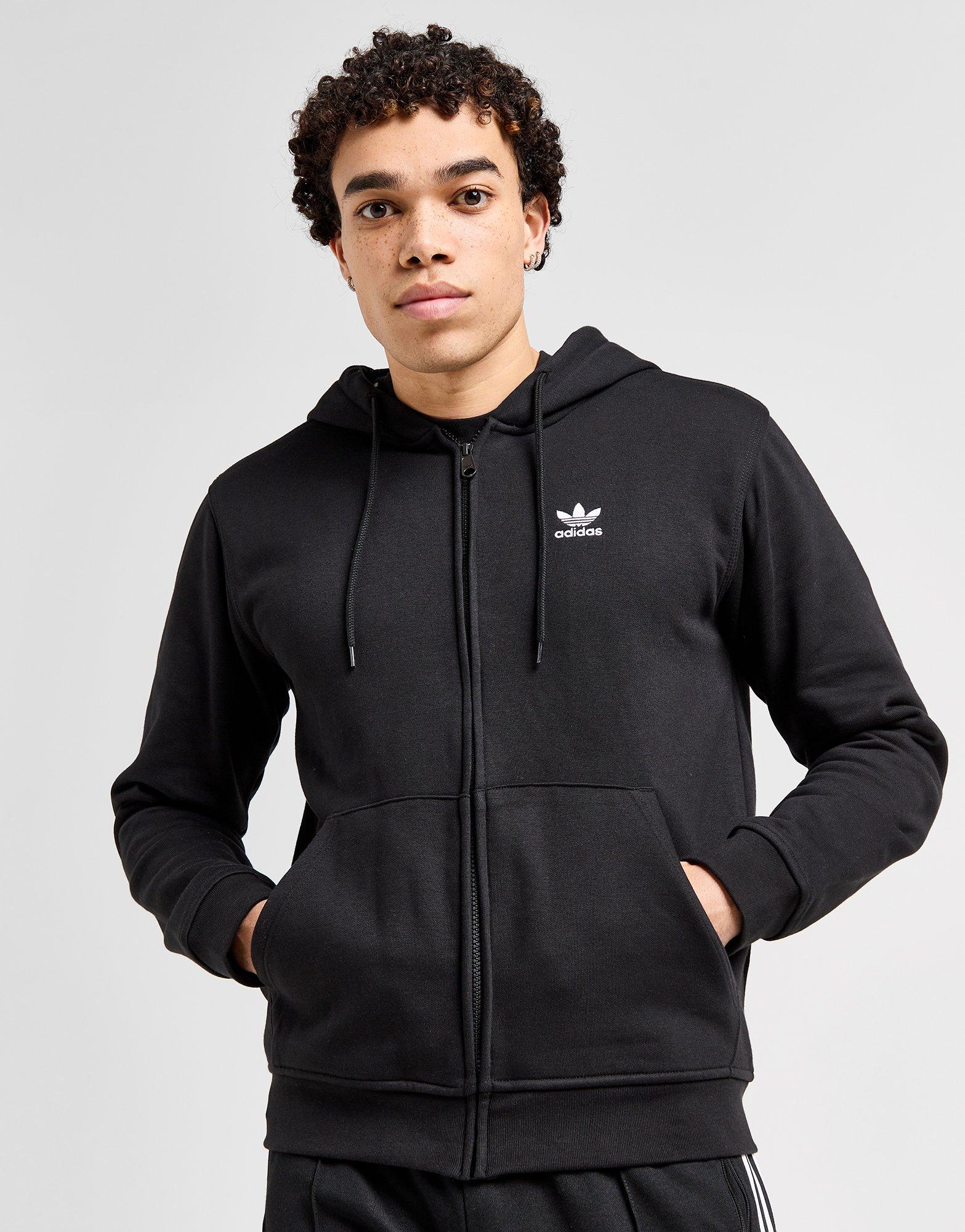 adidas Veste à capuche entièrement zippée Trèfle Essentials