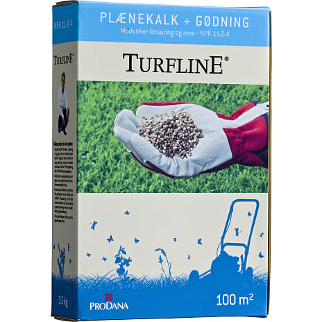 Turfline plænegødning og kalk 3,5 kg