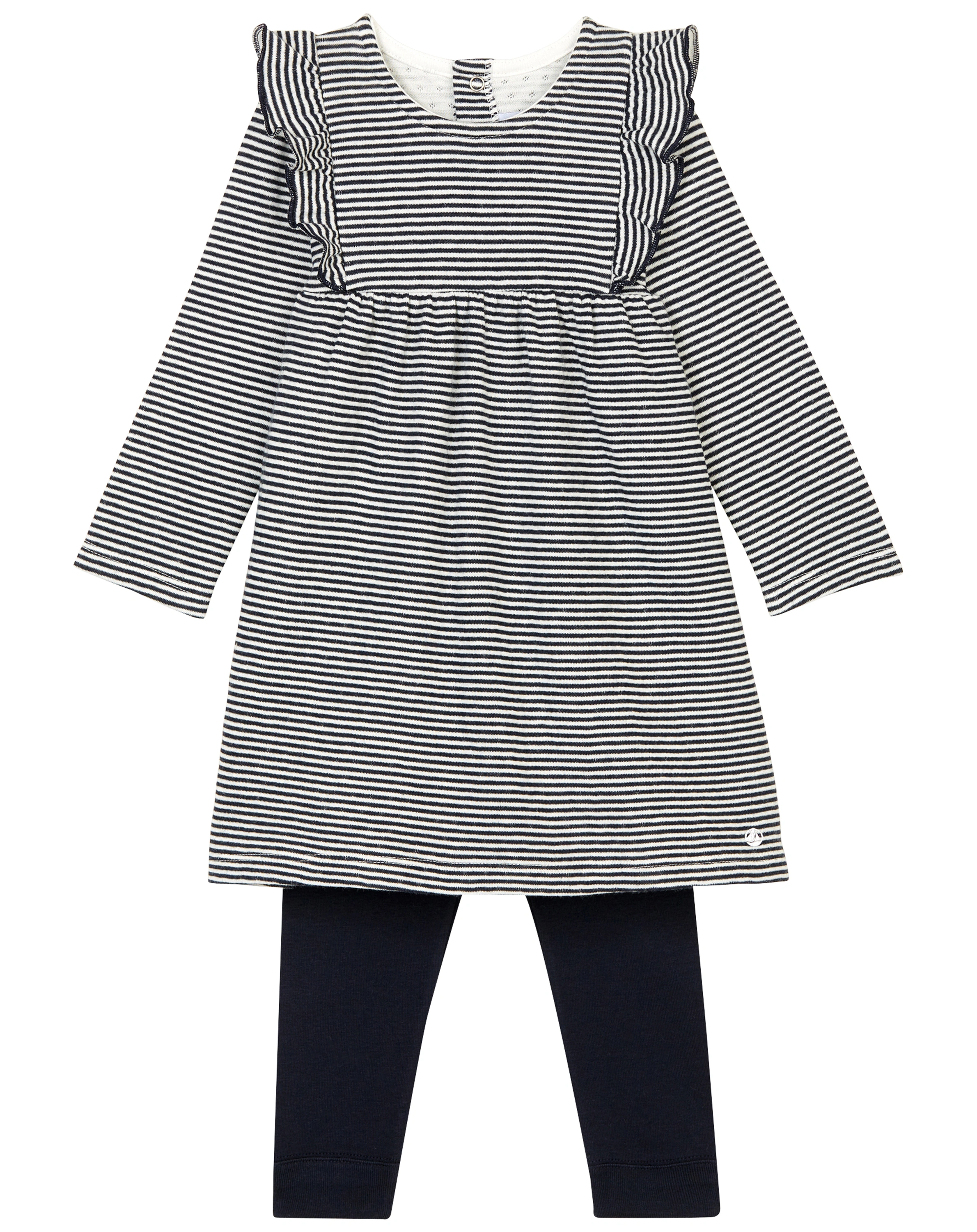 Kleid TAVA mit Leggings in smoking/marshmallow