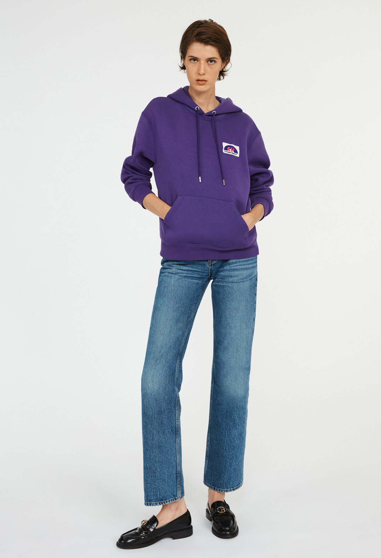 Sweatshirt &agrave; capuche