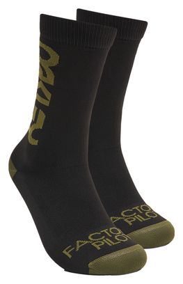 Chaussettes Oakley Factory Pilot Noir/Vert