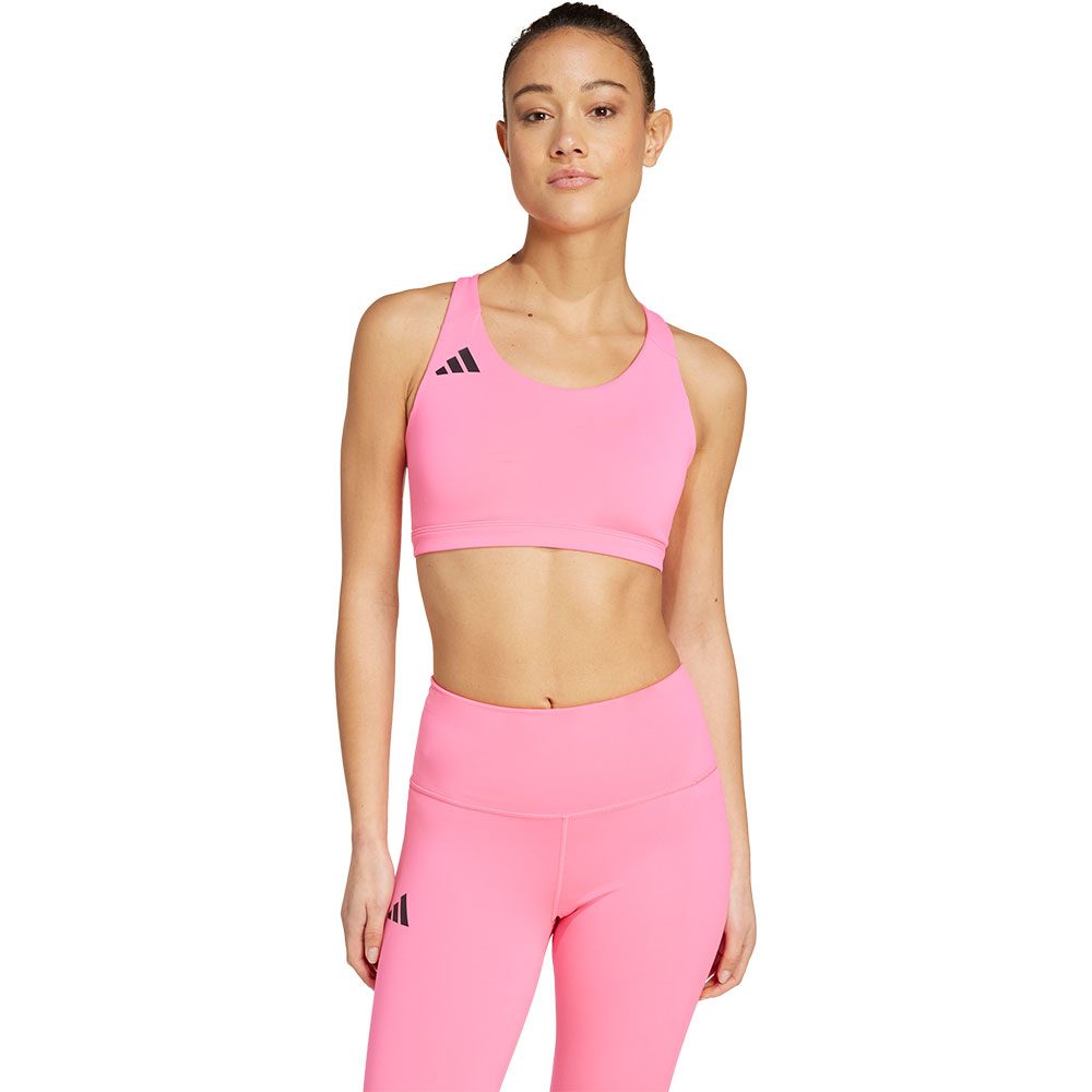 adidas Adizero Essentials Run Medium Support Sport BH Damen lucid pink
