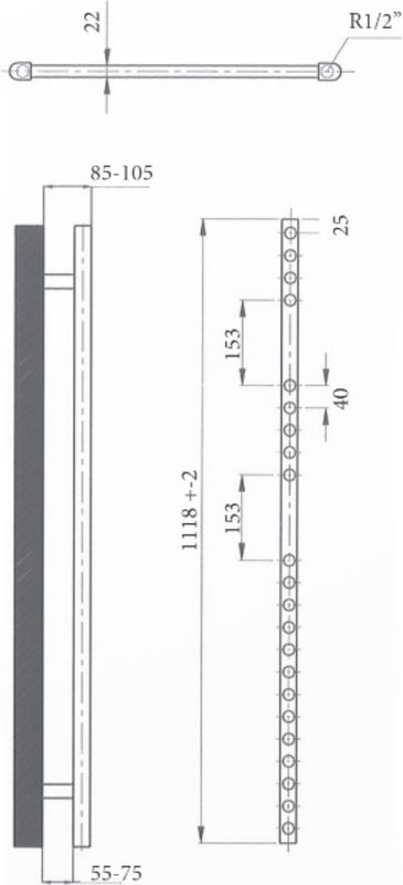 Sanicare - Elektrische Design Radiator - Chroom - Plug & Play - 596 Watt