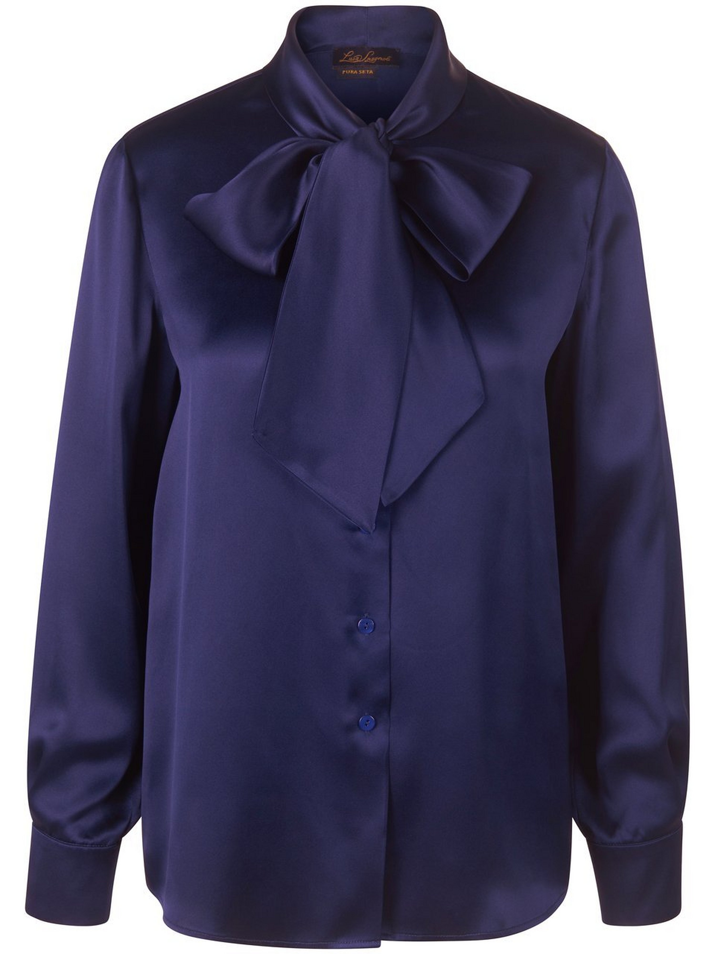Seiden-Bluse mit Schluppe
