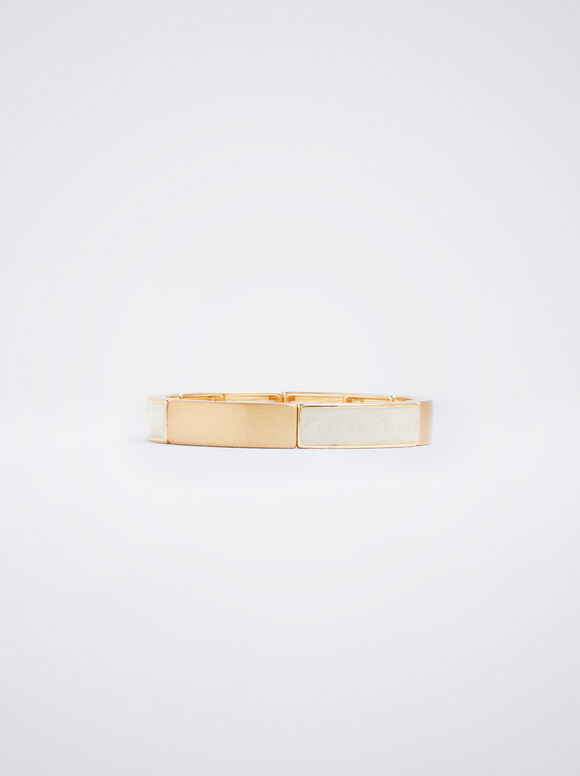 Pulseira elástica dourada - Dourada