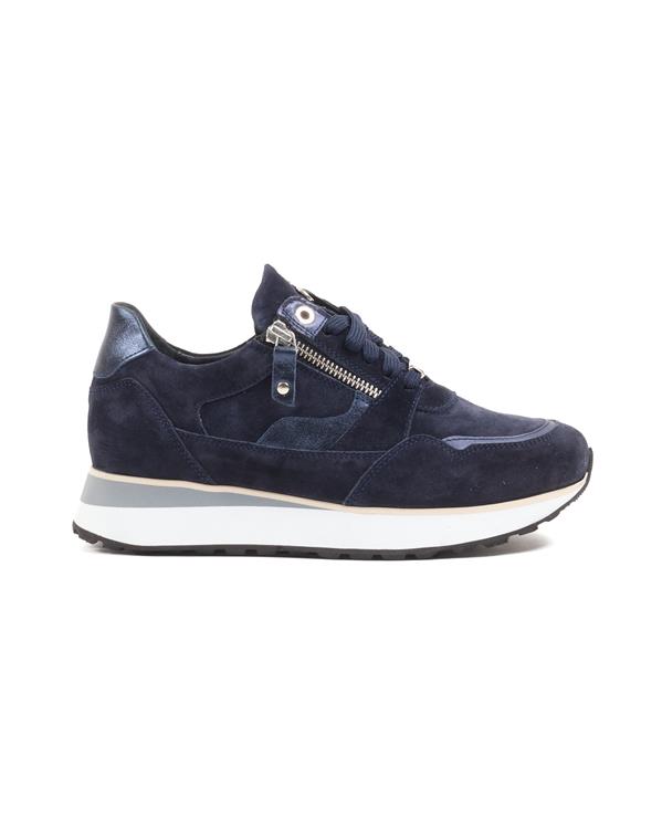 Footnotes 31.009 wijdte H SuedeDarkBlue(2091WijdteH)