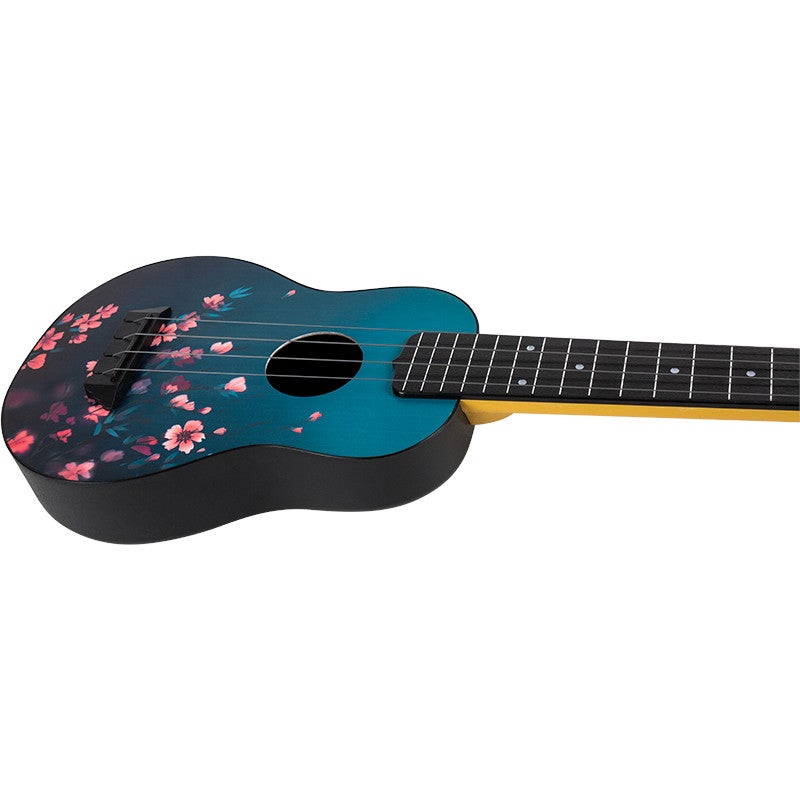 Flight Travel Series TUSL32 Sakura sopraan ukelele met concert scale hals inclusief gigbag