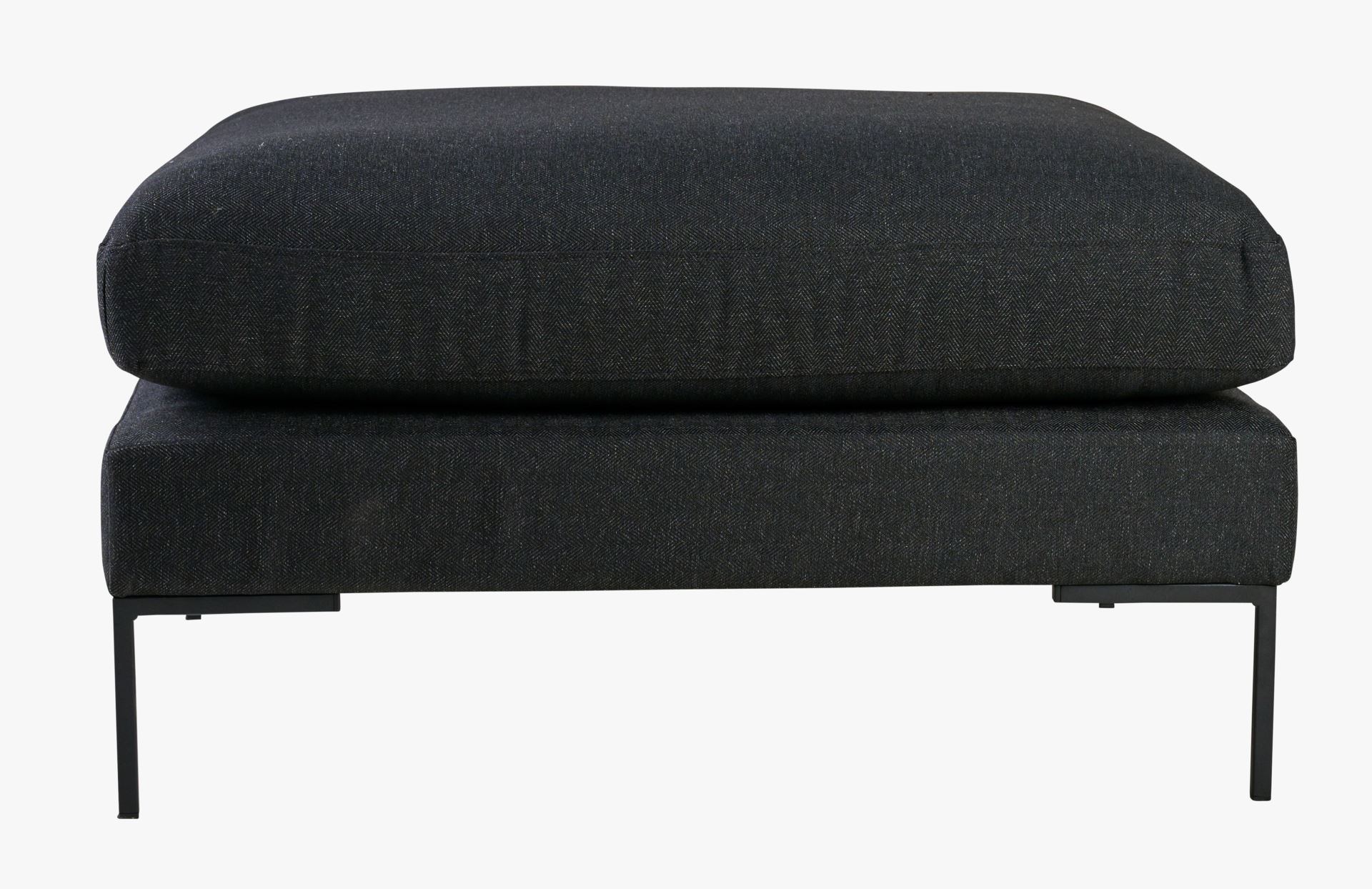Puff svart - 90x90x50 cm