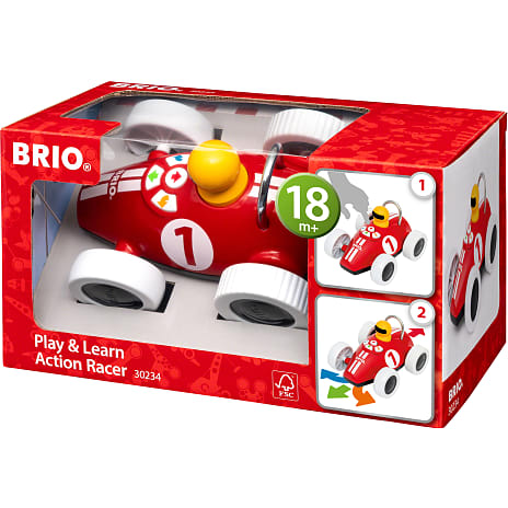 BRIO 30234 Leg og lær action racerbil